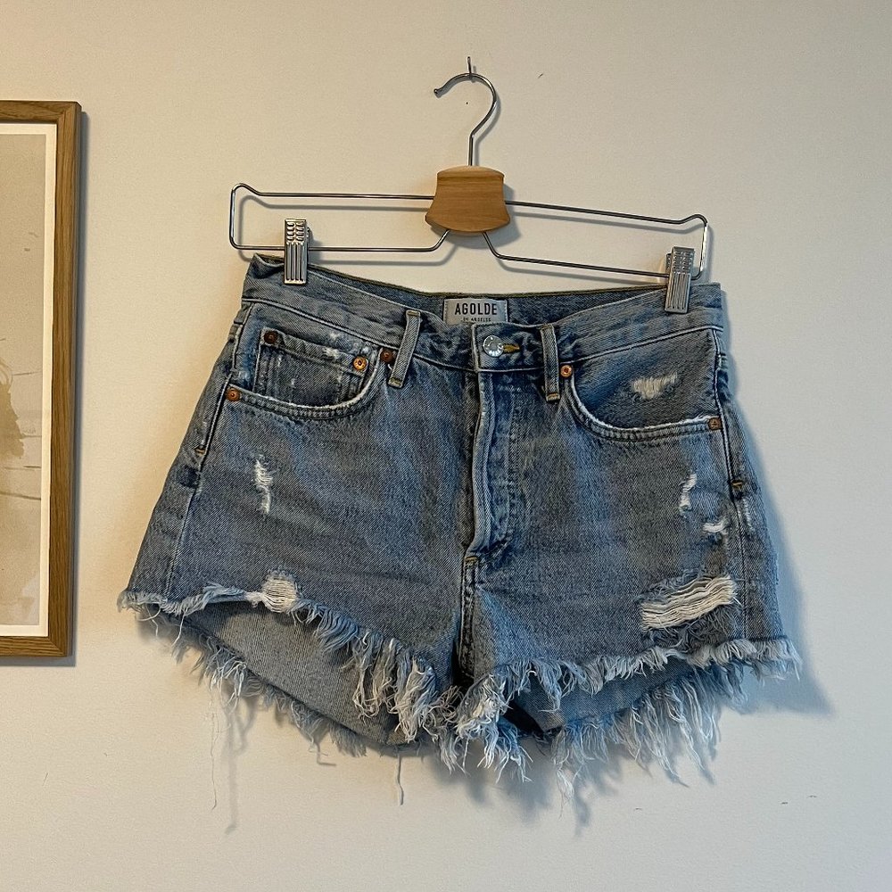 AGOLDE Parker Vintage Denim Short - Picture 2 of 6